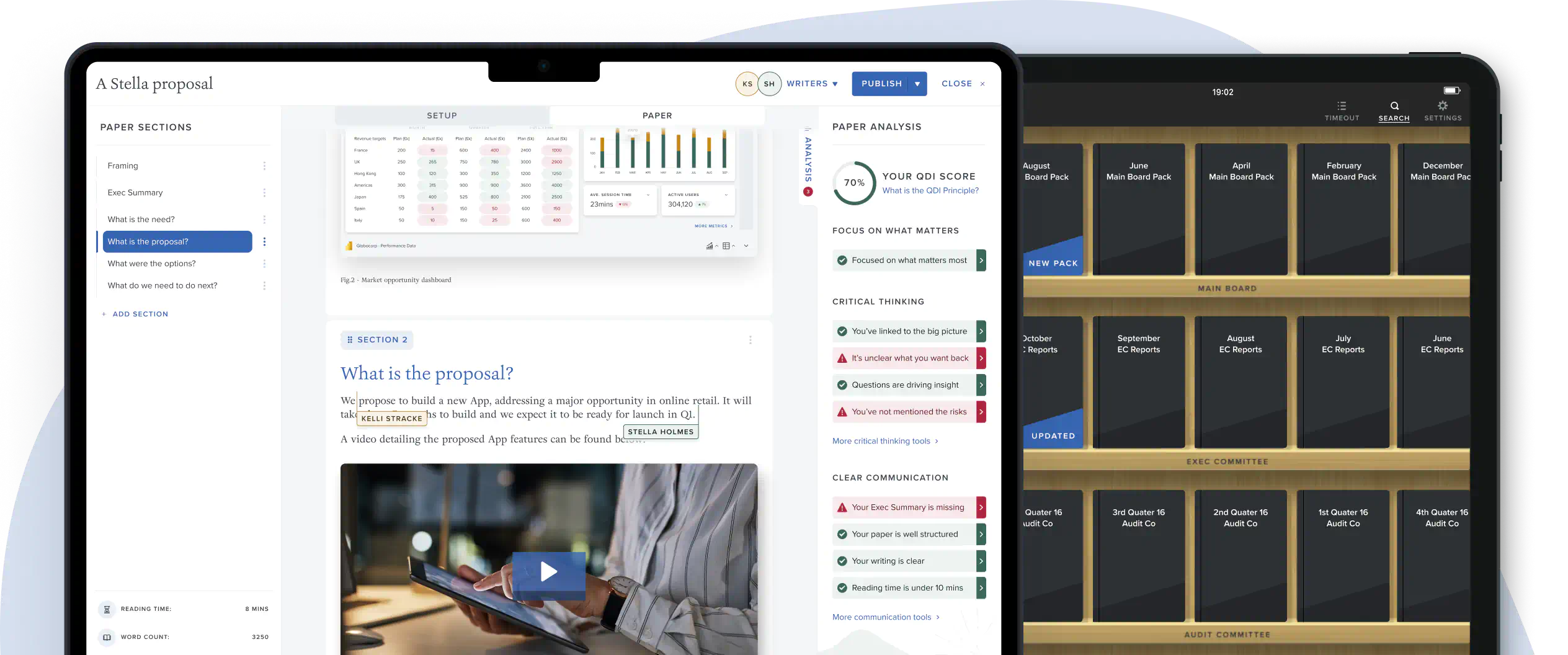 The Board Intelligence platform - managment reporting software and a board portal