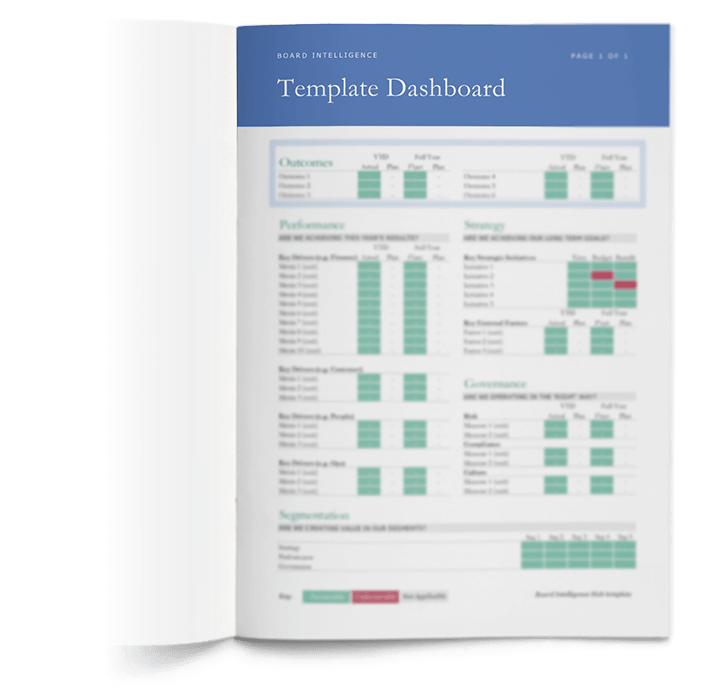One page dashboard