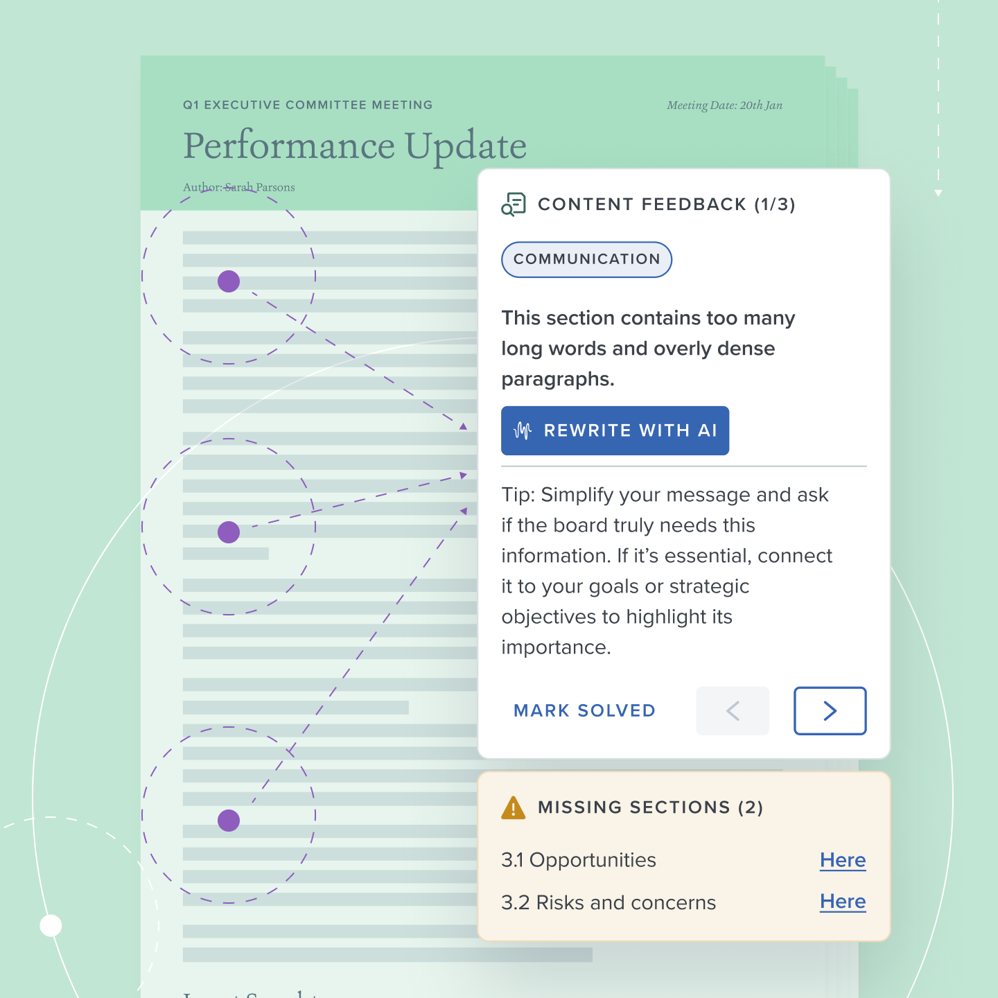 AI Report Writer | Board Meeting Management Reporting Software