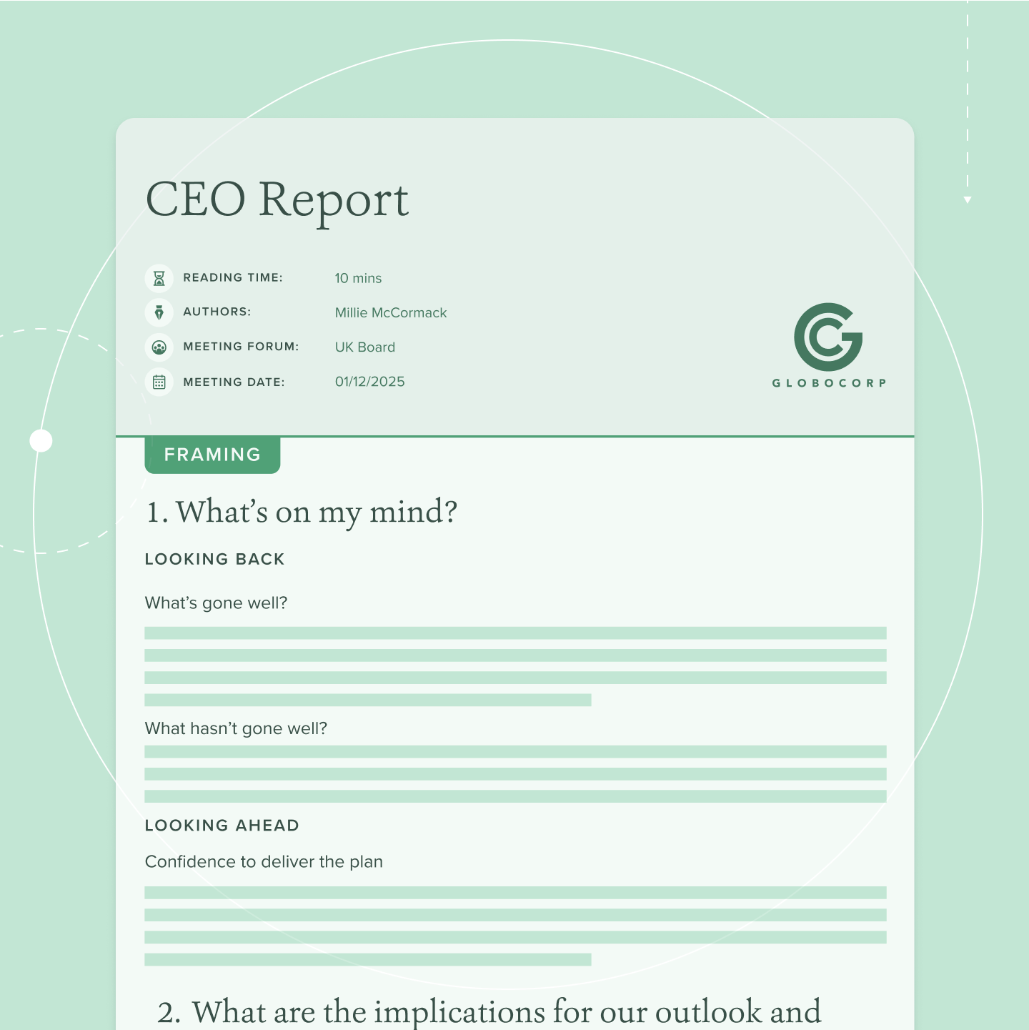The definitive guide to the CEO’s report